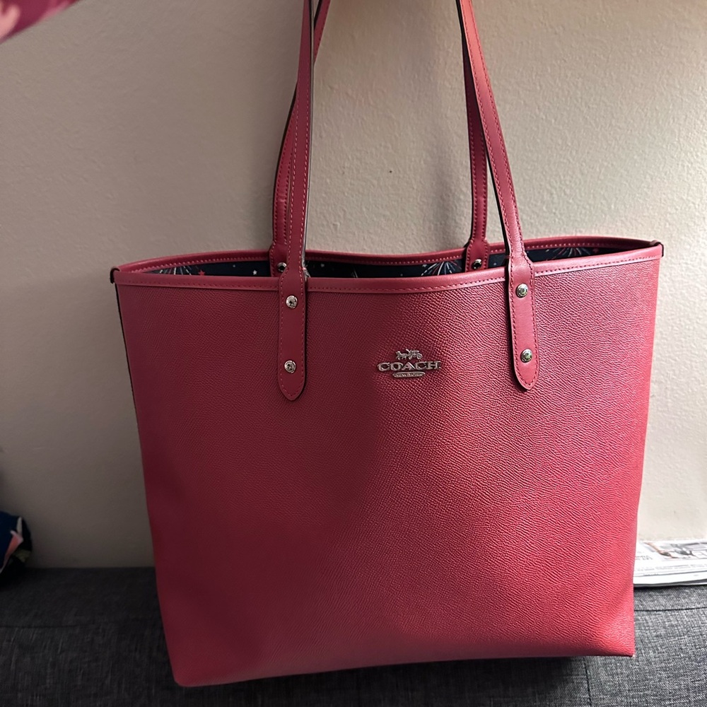Coach Pink Tote Bag